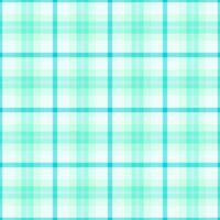 Collection check fabric pattern, kitchen tartan background seamless. Conceptual textile texture plaid in teal and light colors. vector