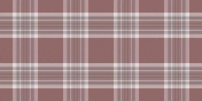 Apartment background fabric plaid, modern check texture tartan. Back to school seamless pattern textile in pastel and red colors. vector