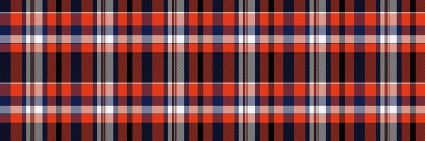 Layout fabric texture, fuzzy textile background plaid. Brand pattern seamless check tartan in red and black colors. vector