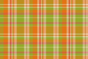 Warm, textured plaid pattern in earthy green and orange tones, perfect for backgrounds, textiles, or vintageinspired design projects. Versatile and stylish. vector