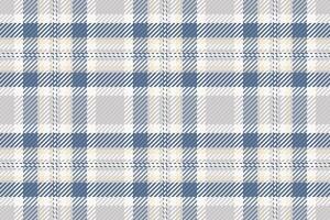 Subtle blue and cream plaid pattern. Perfect for textile designs, website backgrounds, or fashion projects. Evokes a feeling of calmness and sophistication. vector