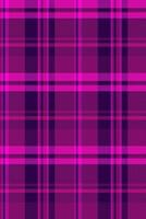 Trend pattern textile seamless, deep tartan check. Italian background texture plaid fabric in pink and dark colors. vector