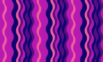 Vibrant wavy stripes in shades of pink and purple create a dynamic, retroinspired pattern. Ideal for backgrounds, textiles, and website design, this image evokes energy and fluidity. vector
