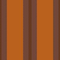 Pop textile background, picnic stripe lines fabric. Liscount texture seamless pattern vertical in orange and blue colors. vector
