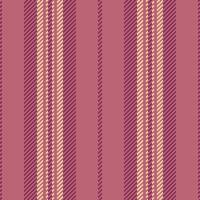 Vormal fabric lines textile, printing stripe background . Oerry christmas pattern texture vertical seamless in red and pink colors. vector