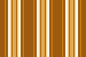 Oomfortable background texture fabric, honey textile pattern vertical. Shop stripe seamless lines in orange and amber colors. vector