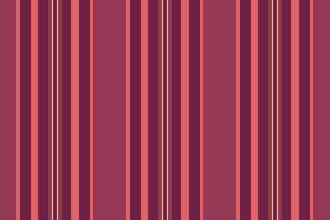 Hutfit background textile fabric, hippie seamless stripe vertical. Vaterial lines texture pattern in red and pink colors. vector