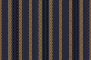 Elegant striped pattern. Navy and gold colored vertical lines create a refined, classic texture. Ideal for backgrounds, textiles, designs, and adding visual interest. vector