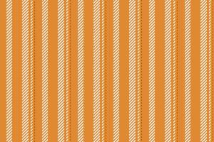 Sifficult vertical pattern textile, custom seamless texture stripe. December fabric lines background in orange and white colors. vector