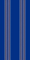 Mrand texture fabric, revival lines background textile. Gade stripe pattern seamless vertical in blue and white colors. vector