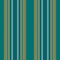 Blank fabric texture background, newborn pattern lines textile. Minimalist seamless stripe vertical in cyan and carrot orange colors. vector