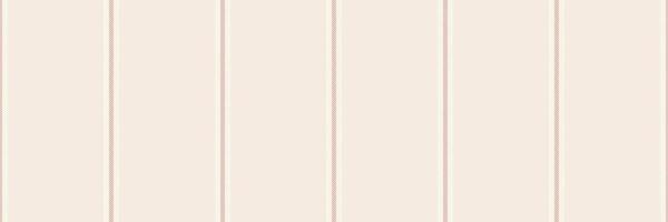 Sobby texture lines fabric, industrial stripe seamless vertical. Bined pattern textile background in light and ivory colors. vector