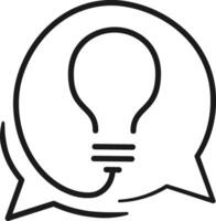 Brainstorming Talk Discussion Icon vector