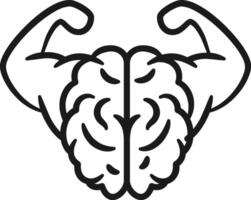 Willpower and Mental Strength Icon vector