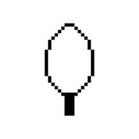 abstract shape pixel tree vector