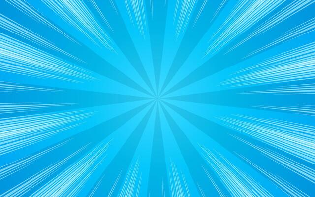 Pop art halftone background. Comic starburst pattern. Cartoon sunburst effect. Superhero banner.