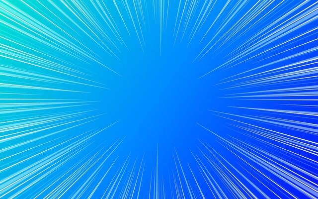 Abstract halftone comic zoom background.