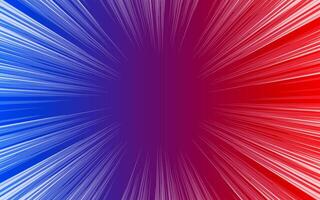 Comic background with gradient zoom effect. vector
