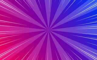 Comic background. Pop art texture. Starburst cartoon style. Anime design with explosion effect for print. Background with halftone gradient. vector