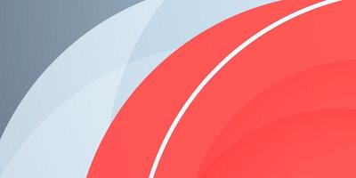 Abstract bright colorful orange and gray banner background. Simple overlap curve shape pattern for business design and other. vector
