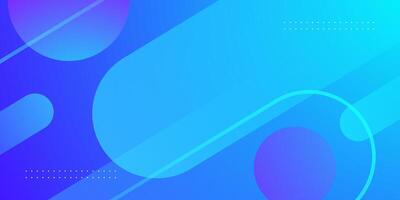 Abstract colorful blue dynamic background. Simple overlap shapes pattern design. vector