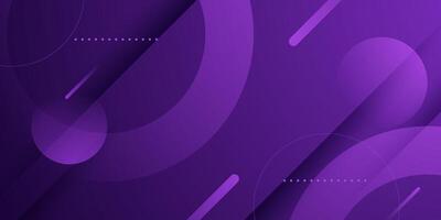Abstract dark purple geometric 3D background. Modern background dynamic shapes color pattern. vector