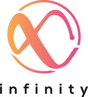 Infinity Symbol Logo Design. Infinity Minimal Logo vector