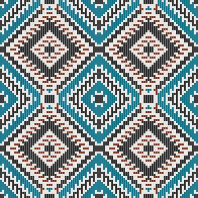 Geometry Ndebele Traditional Pattern Drawingfolk Embroidery, Aztec Geometric Ornament Print. Design for Carpet, Wallpaper, Clothing, Wrapping, Fabric