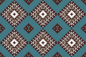 Persian Abstract Colorful Geometric Pattern Backgroundfolk Embroidery, Aztec Geometric Ornament Print. Design for Carpet, Wallpaper, Clothing, Wrapping, Fabric vector