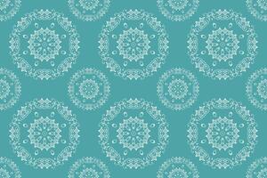 Damask Colour Geometric Pattern Arabic Tile Patternfolk Embroidery, Aztec Ornament Print. Design for Carpet, Wallpaper, Clothing, Wrapping, Fabric vector