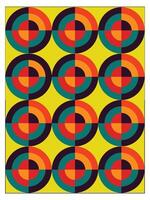 Geometric Color Pulse vector