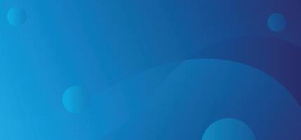 A blue background with circles and waves vector