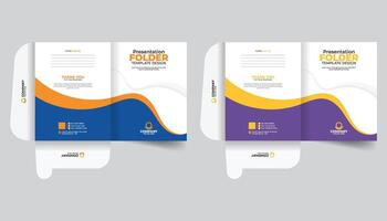 Modern abstract layout report cover design, Presentation folder template design, Folder design, cover for catalog, brochures, Annual report cover vector