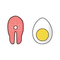 Web Set of Nutrition, Healthy food and Detox Diet Icons. Contains such Icons as Metabolism, Caunt Calories, Palm oil free, Zero thans fat, Probiotics and more. Simple Outline icons collection. vector