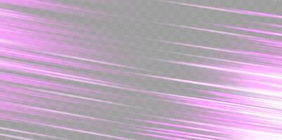 Vertical speed rays, light neon flow, zoom in motion effect, pink glow speed lines, colorful light trails, perspective stripes. Abstract background. vector