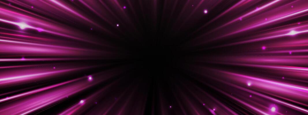 Radial speed rays, light neon flow, zoom in motion effect, pink glow speed lines, colorful light trails, perspective stripes Abstract .