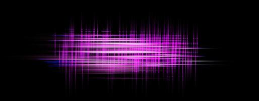 Speed rays, light neon flow, noise effect, pink and green glow speed lines, colorful light trails. Glitch screen bg. Abstract futuristic illustration. vector