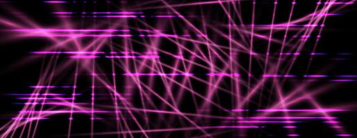 Speed rays, light neon, noise effect, pink glow speed lines, colorful light trails. Glitch screen bg. Abstract futuristic background, illustration. vector