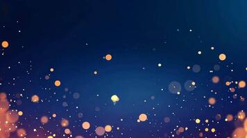 Golden Bokeh Heart. A stunning abstract composition featuring a glowing heart shape created with golden bokeh lights, set against a vibrant background, evokes a feeling of love, romance. video
