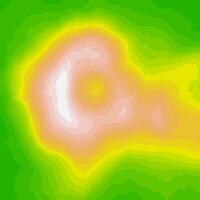 quadratic graphic illustration with weather forecast green, lime green and dark cyan colors. abstract fractal swirl motion waves. can be used as wallpaper and background vector