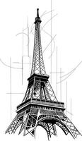 the Eiffel Tower vector