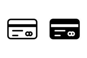 credit card icon set. Perfect for use in website design, mobile app development, and other digital and print media projects. Clean, modern, and easily scalable vector