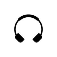 headphone icon. Simple graphic perfect for use in various design projects, app icons, websites, and more vector