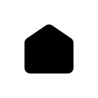 home or house icon sign. Ideal for web design, app development, real estate, and general home related projects. Clean, simple and easily adaptable for various uses vector