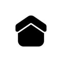home or house icon symbol. Ideal for web design, app development, real estate, and general home related projects. Clean, simple and easily adaptable for various uses vector