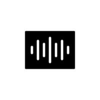 Sound wave icon. Suitable for use in websites, apps, presentations, and other design projects vector