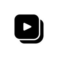 player icon. ideal for use in user interfaces, web design, and graphic design projects vector