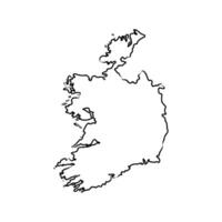 map of the secular state of Ireland vector