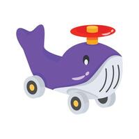 Here is an amazing 3d style icon showing dolphin cycle vector