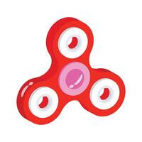 Check 3d style icon of fidget spinner, ready for premium download vector